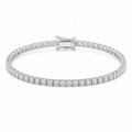 Full Tennis Bracelet – 33-Diamond, 18K Gold