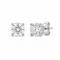 Diamond Stud Earrings – 0.2 ct Each, 18K Gold