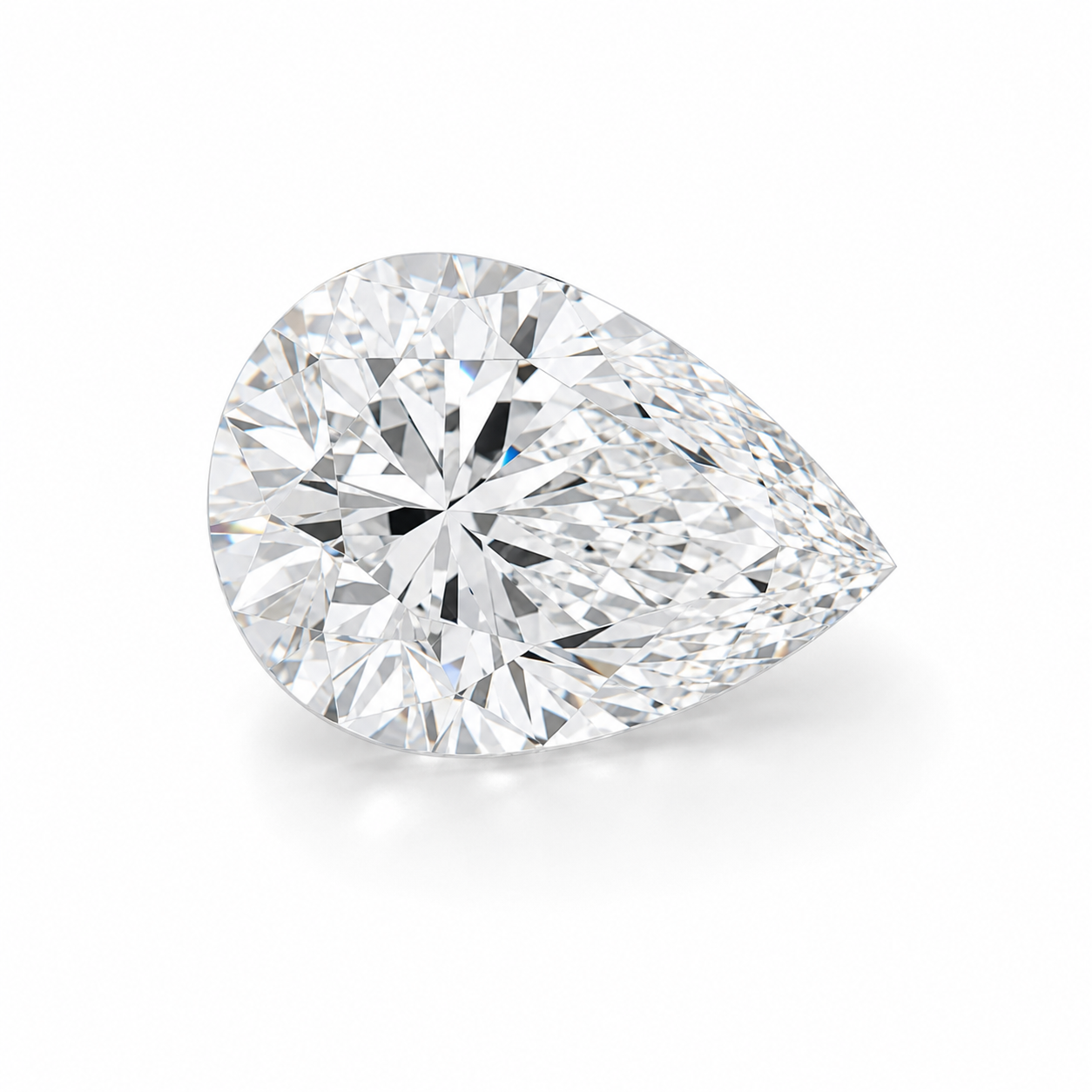 0.50ct Pear-Cut Lab-Grown Diamond – DEF, VVS-VS