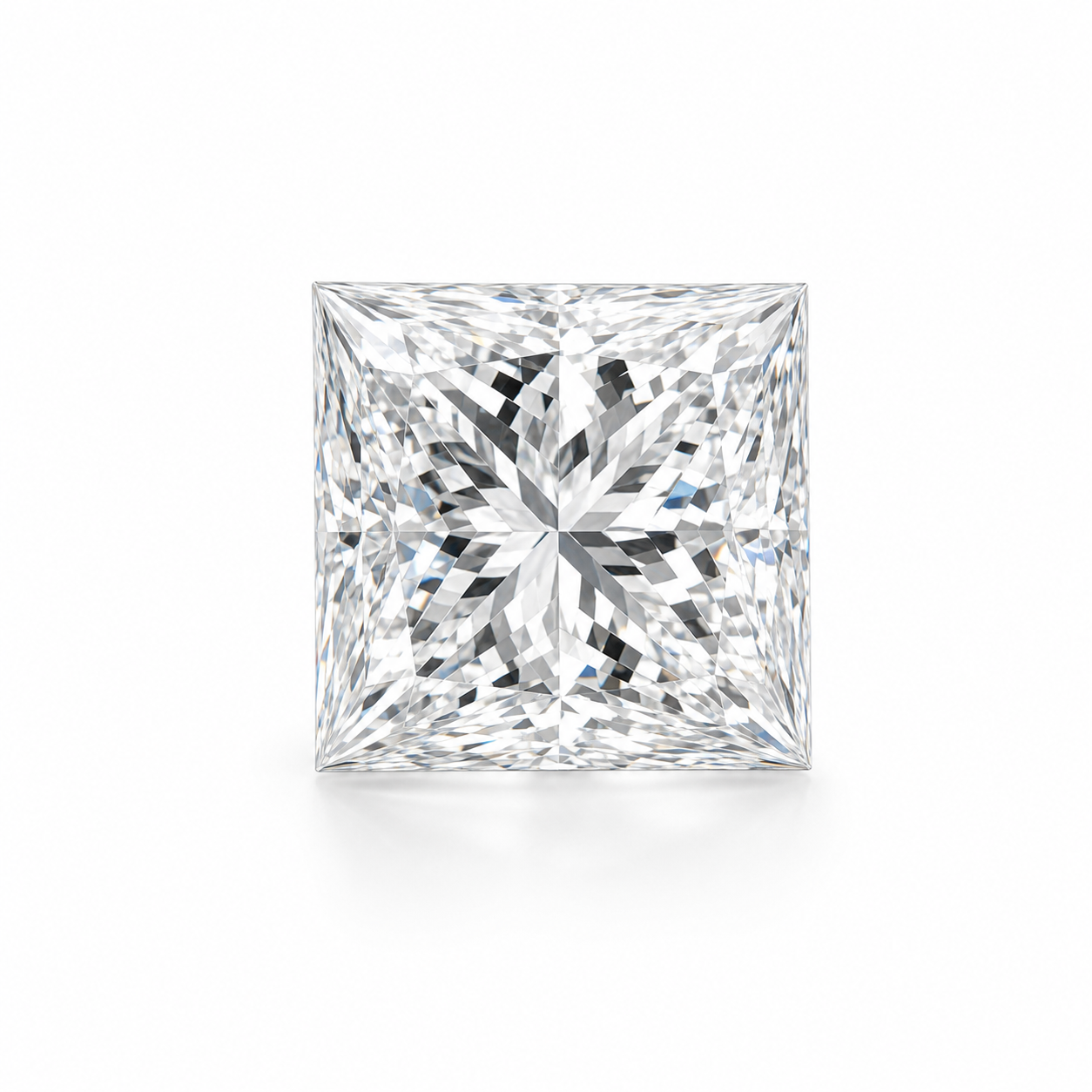 0.50ct Princess-Cut Lab-Grown Diamond – DEF, VVS-VS